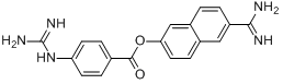 CAS:81525-10-2_萘莫司他的分子結構